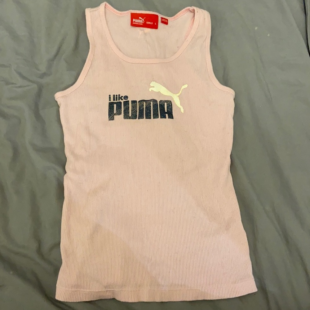 Size L Puma Girls tank top